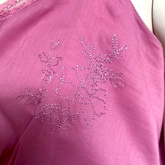 Work to Weekend Woman Mauve 100% Cotton and Cotton Lining Camisole Size 20W - Picture 3 of 10